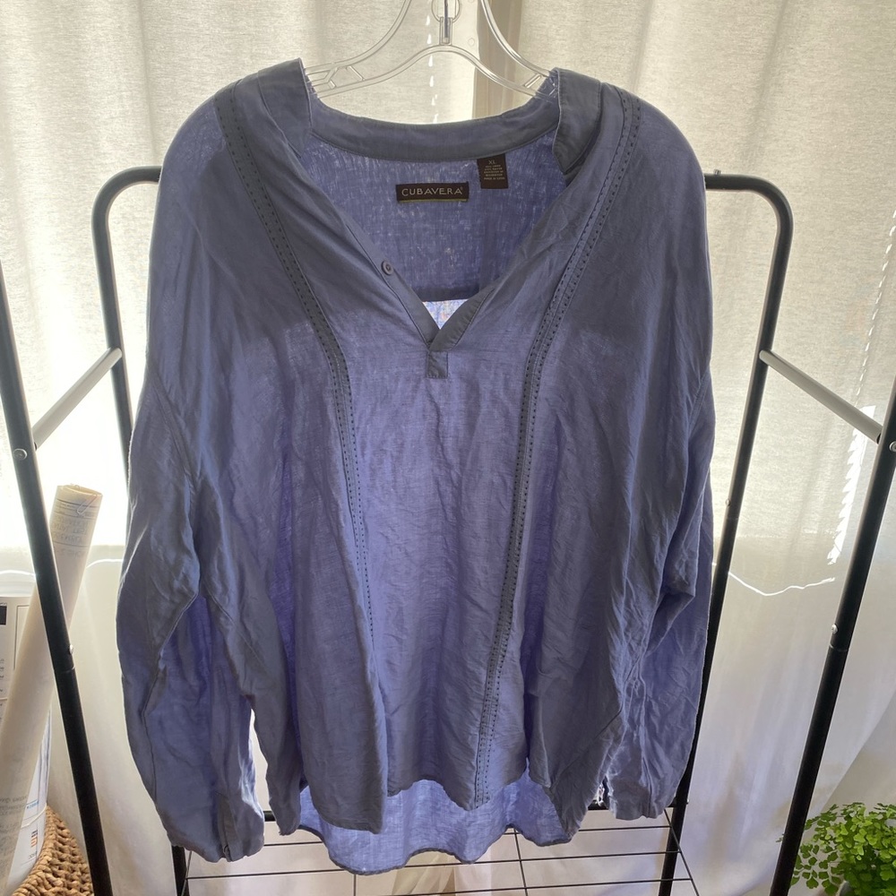 Linen long sleeve shirt